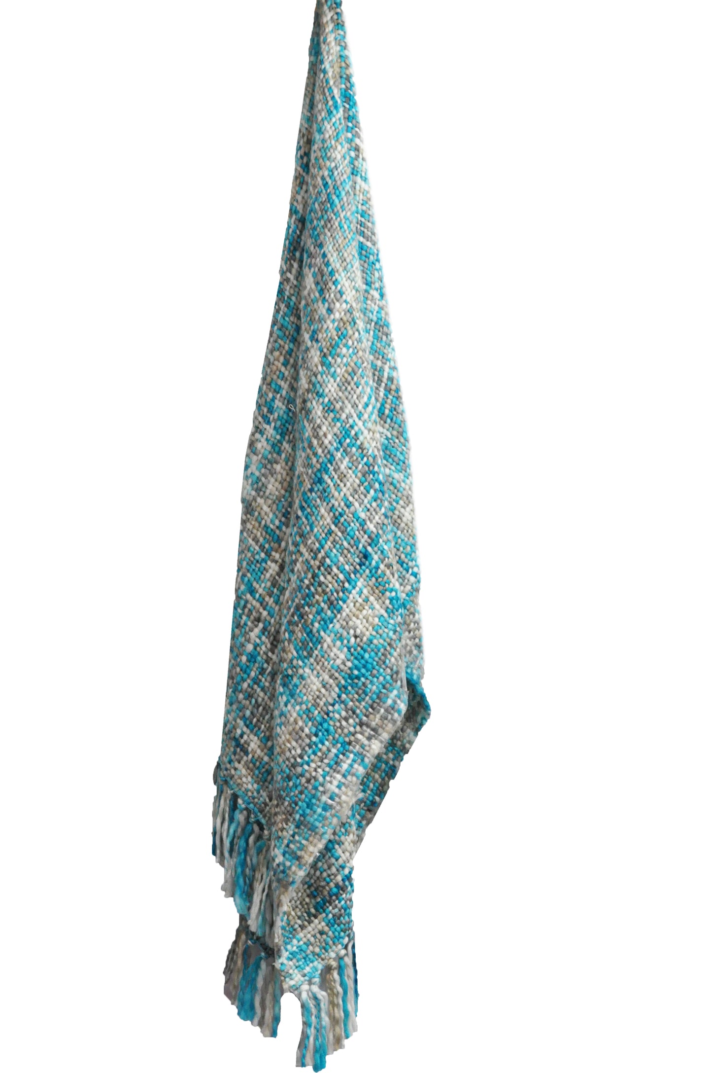 Rans Oslo Summer\Winter acrylic weaved Woven Throws 127x152cm |  Aqua Marine