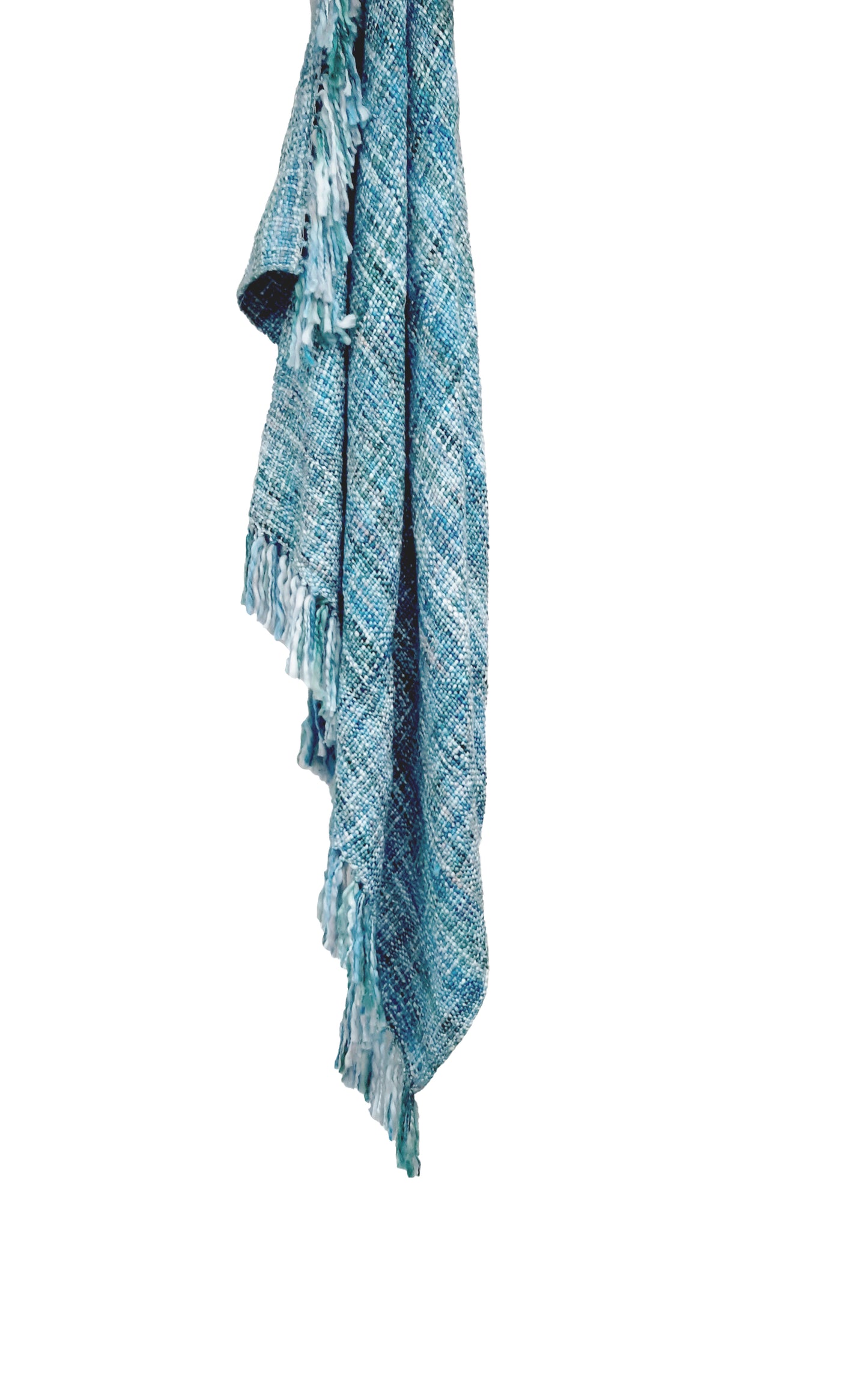 Rans Oslo Summer\Winter acrylic weaved Woven Throws 127x152cm | Cool Pool