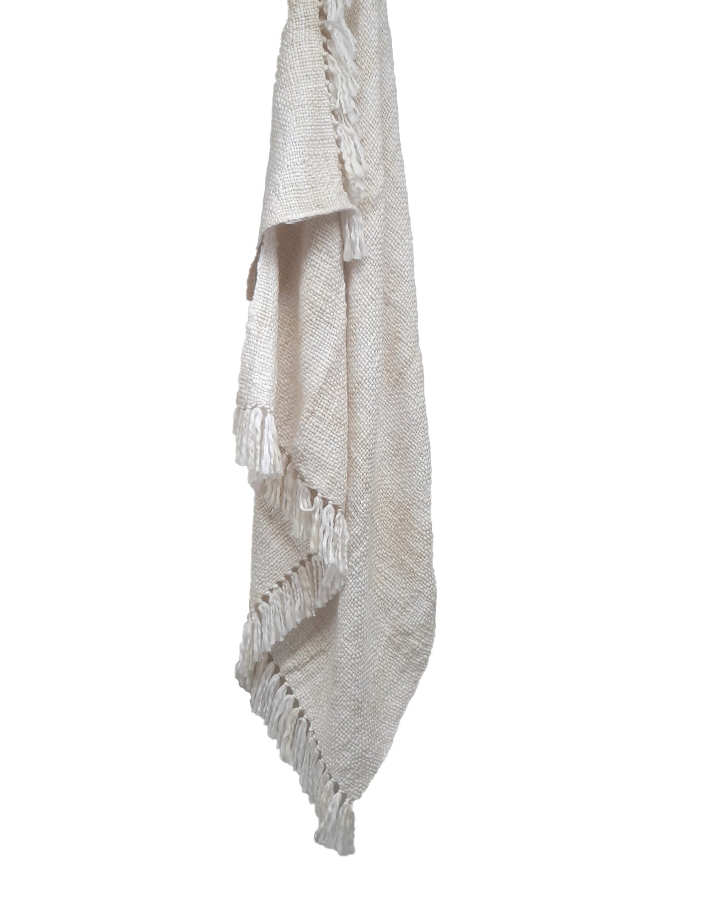 Rans Oslo Summer\Winter acrylic weaved Woven Throws 127x152cm | Natural