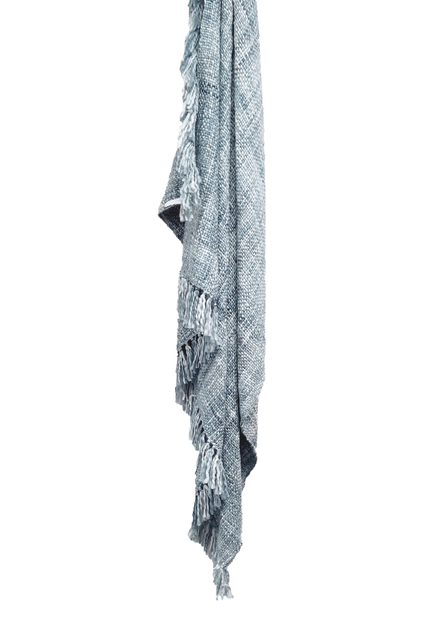 Rans Oslo Summer\Winter acrylic weaved Woven Throws 127x152cm | Steel Blue